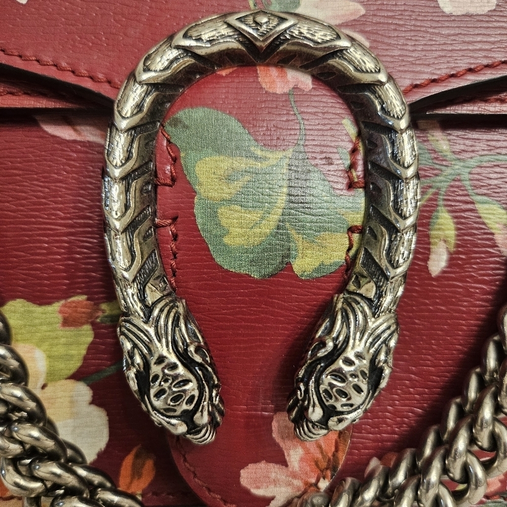 🌸 Gucci Dionysus Blooms Shoulder Bag – Red Floral - Picture 3 of 12